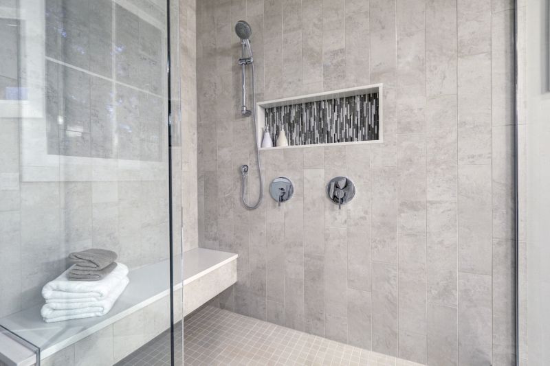 Modern Shower in Progress